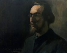 Portrait of Erik Satie (1866-1925), 1893-1894. Creator: Zuloaga y Zabaleto, Ignacio (1870-1945)