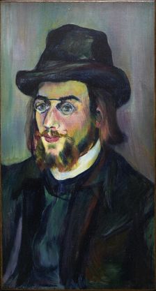 Portrait of Erik Satie (1866-1925), 1893. Creator: Valadon, Suzanne (1865-1938)