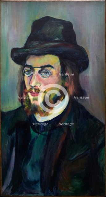 Portrait of Erik Satie (1866-1925), 1893. Creator: Valadon, Suzanne (1865-1938).