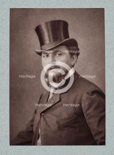 Portrait of Ernest Ange Duez (1843-1896), 1882. Creator: Godet, Anatole Louis (1839-1887).