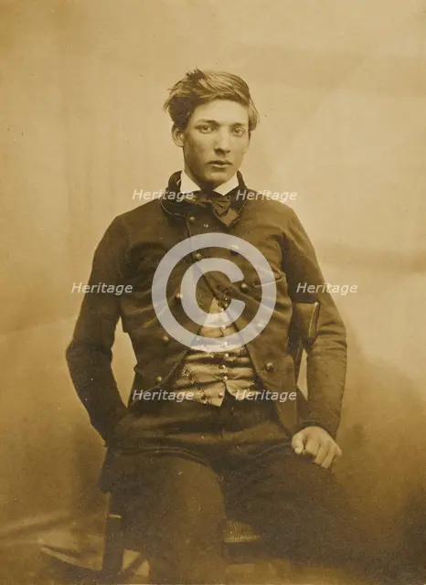 Portrait of Ernest Benoist, 1855-1857. Creators: Octave Benoist, Achille Deveria.