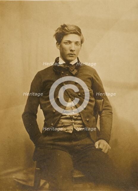 Portrait of Ernest Benoist, 1855-1857. Creators: Octave Benoist, Achille Deveria.