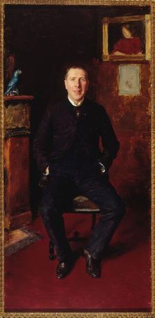 Portrait of Ernest Coquelin, dit Coquelin Cadet (1848-1909), member of the Comédie-Française, 1889. Creator: Unknown