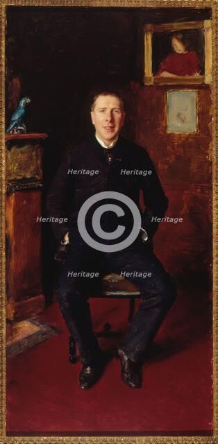 Portrait of Ernest Coquelin, dit Coquelin Cadet (1848-1909), member of the Comédie-Française, 1889. Creator: Unknown.