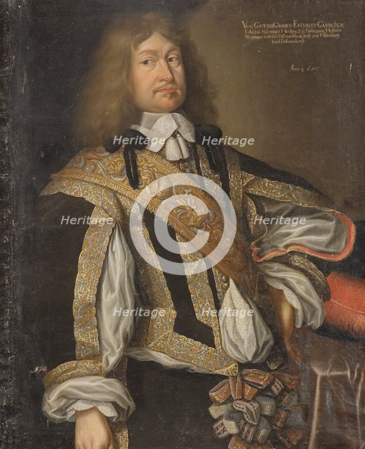 Portrait of Ernest Günther, Duke of Schleswig-Holstein-Sonderburg-Augustenburg, 1650. Creator: Anon.