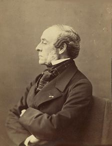Portrait of Ernest Legouvé (1807-1903), 1861-1869. Creator: Nadar, Gaspard-Félix (1820-1910)