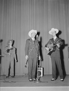 Portrait of Ernest Tubb concert, Carnegie Hall, New York, N.Y., Sept. 18-19, 1947. Creator: William Paul Gottlieb