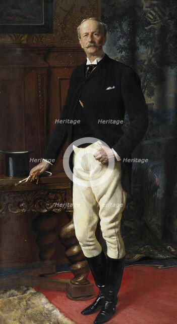 Portrait of Ernst I, Duke of Saxe-Altenburg (1826-1908), 1893. Artist: Anonymous  