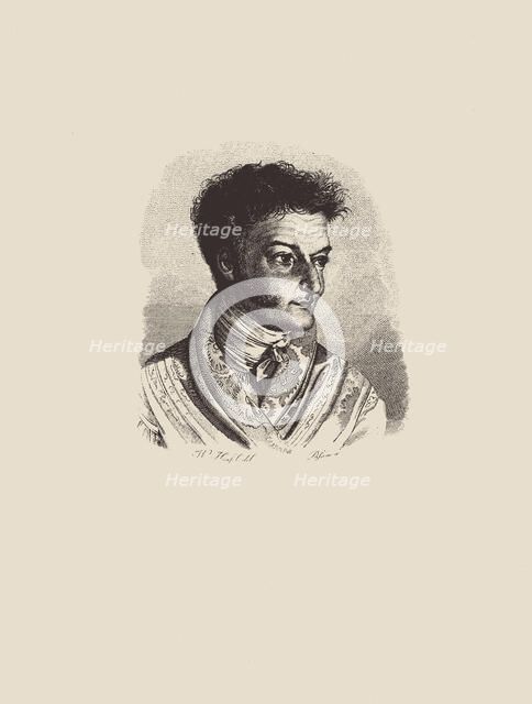 Portrait of Ernst Theodor Amadeus Hoffmann (1776-1822), 1821. Creator: Hensel, Wilhelm (1794-1861).