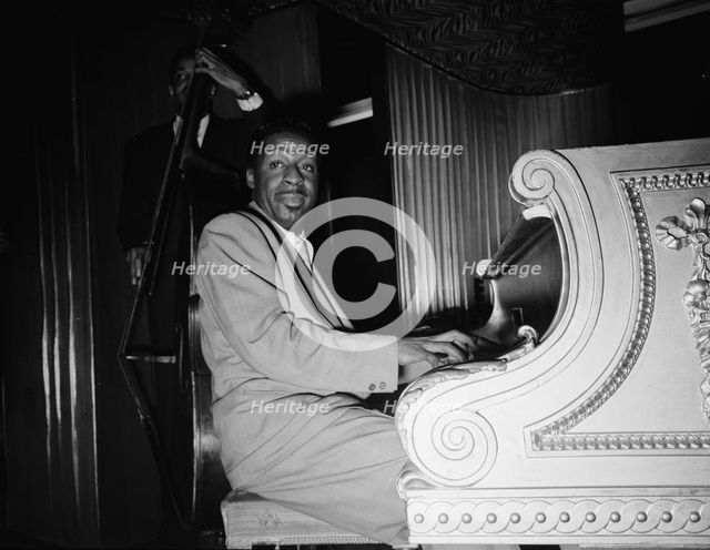 Portrait of Erroll Garner, New York, N.Y., 1946. Creator: William Paul Gottlieb.