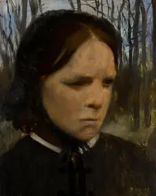 Portrait of Estelle Balfour, 1863-1865. Creator: Edgar Degas