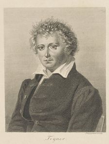 Portrait of Esaias Tegnér (1782-1846) , c. 1830. Creator: Jaquemot, Georges-François-Louis (1806-1880)
