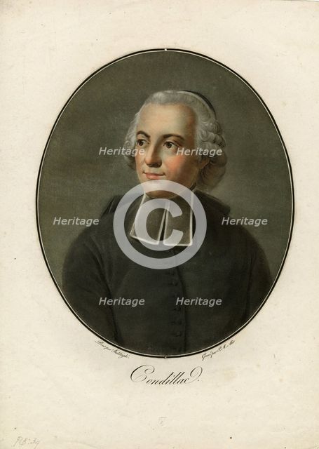 Portrait of Étienne Bonnot de Condillac (1714-1780), 1796.