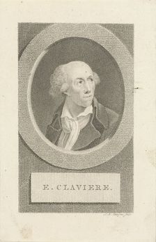 Portrait of Étienne Clavière (1735-1793), 1790s