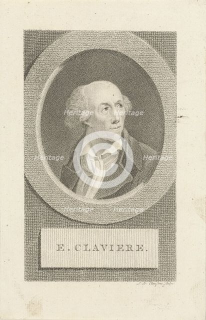Portrait of Étienne Clavière (1735-1793), 1790s.
