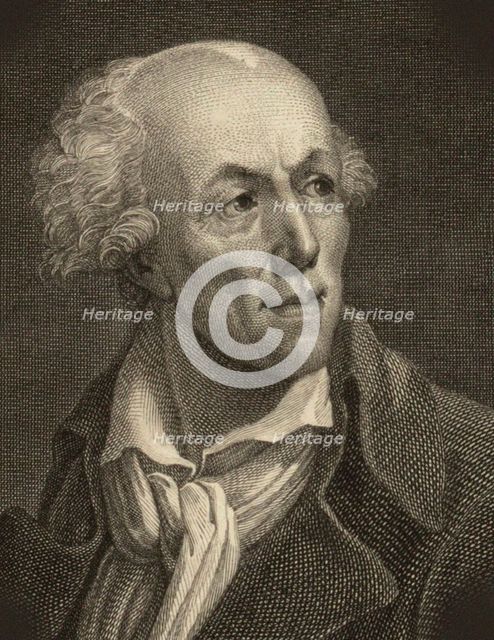 Portrait of Étienne Clavière (1735-1793), ca 1792.