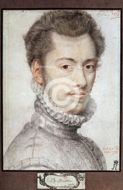 'Portrait of Etienne Dumoustier', c1570. Artist: Pierre Dumonstier I