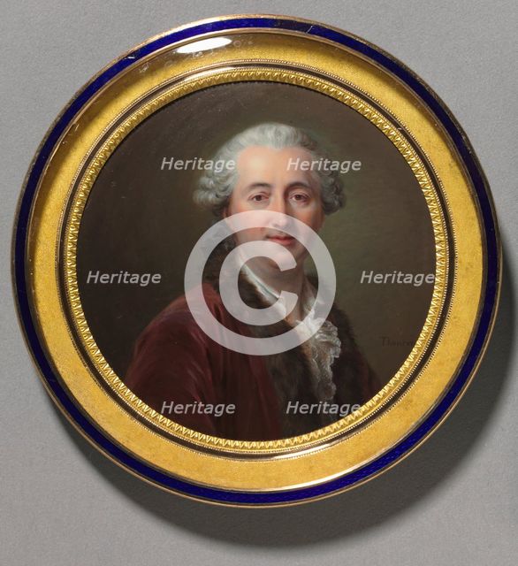 Portrait of Étienne François, comte de Stainville, duc de Choiseul, mid to late 1700s. Creator: Jacques Thouron (Swiss, 1740-1789).