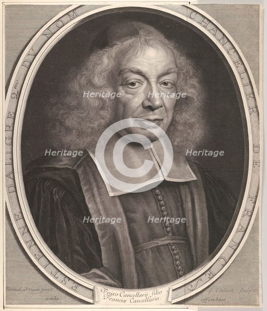 Portrait of Étienne II d'Aligre, 17th Century. Creator: Unknown.
