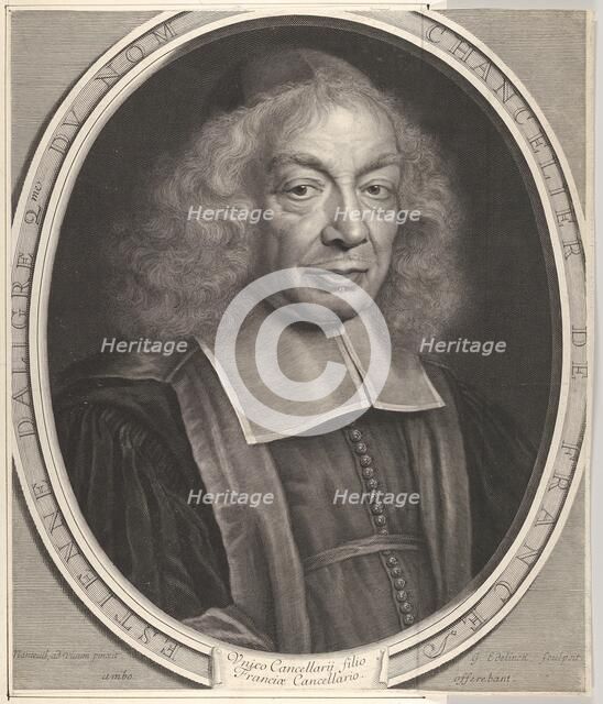 Portrait of Étienne II d'Aligre, 17th Century. Creator: Unknown.