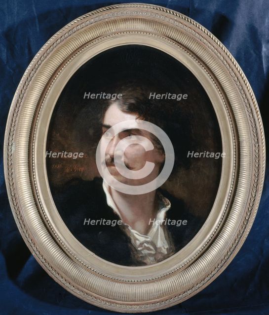 Portrait of Étienne Mélingue (1808-1875), actor and sculptor, 1856. Creator: Adolphe Yvon.