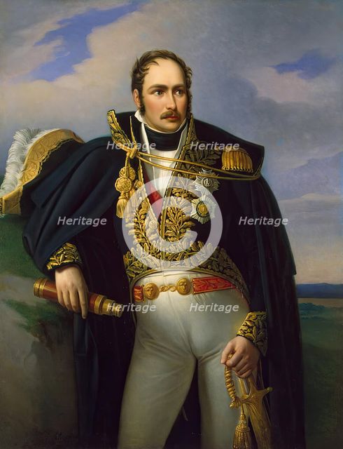 Portrait of Eugene de Beauharnais, 1831. Creator: Johann Heinrich Richter.