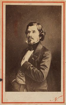 Portrait of Eugene Delacroix (1798-1863), 1858. Creator: Nadar, Gaspard-Félix (1820-1910)