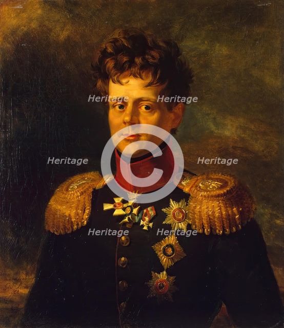 Portrait of Eugene, Prince of Wurttemberg (1787/88-1857), 1825. Creator: George Dawe.