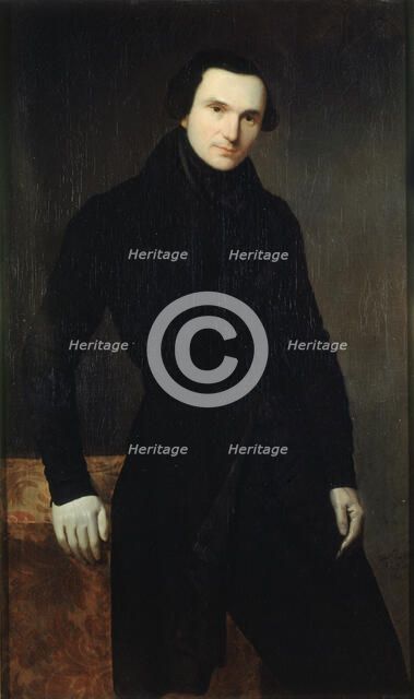 Portrait of Eugène Renduel (1798-1874), 1836. Creator: Chatillon, Auguste de (1813-1881).