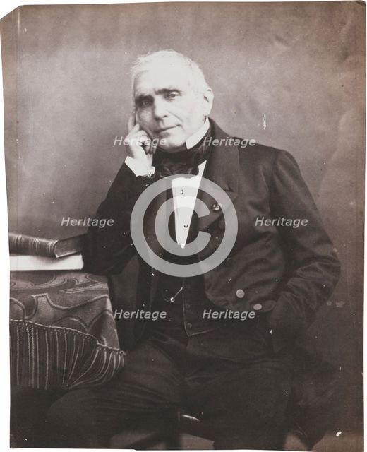 Portrait of Eugène Scribe (1791-1861), 1862. Artist: Nadar, Gaspard-Félix (1820-1910)