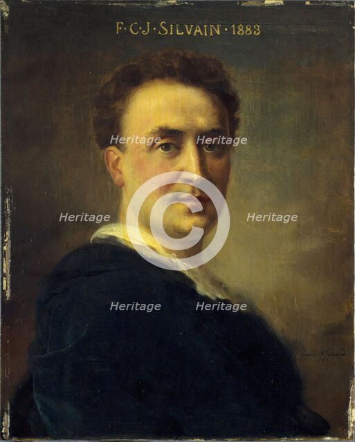 Portrait of Eugène Silvain (1851-1930), member of the Comédie-Française, 1883. Creator: Daniel Berard.
