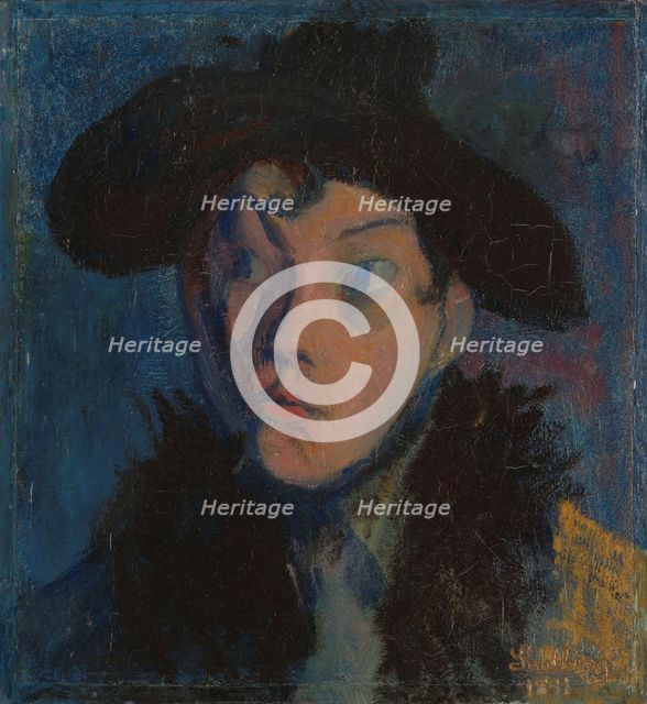 Portrait of Eugenie, 1891. Creator: Harald Sohlberg.