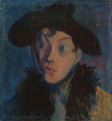 Portrait of Eugenie, 1891. Creator: Harald Sohlberg