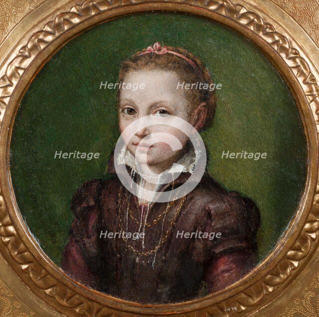 Portrait of Europa Anguissola, c1556-1558. Creator: Anguissola, Lucia (1536/38-c. 1565).