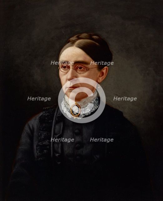 Portrait of Eusebia Sewell, 1881. Creator: Barton Stone Hays.