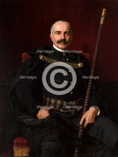 Portrait of Eustachy Sanguszko, 1896. Creator: Kazimierz Pochwalski.