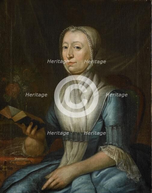 Portrait of Eva Goudriaan-de Veer, 1776. Creator: Cornelis van Cuylenburg.