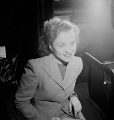 Portrait of Eve Young, ca. Jan. 1947. Creator: William Paul Gottlieb