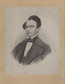 Portrait of Evgeny Fyodorovich Korsch (1809-1897), 1845. Creator: Gorbunov, Kirill Antonovich (1822-1891)