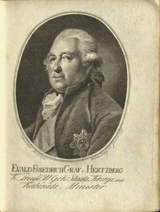 Portrait of Ewald Friedrich Graf von Hertzberg (1725-1795), 1794