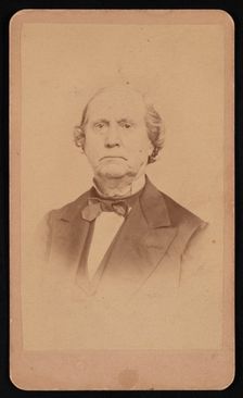 Portrait of Ezra Bartlett French (1810-1880), Before 1880. Creator: Edgar J Pullman