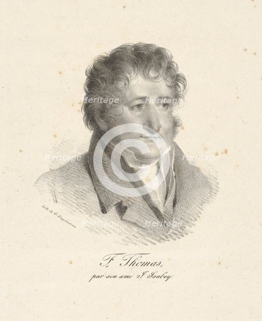Portrait of F. Thomas, 1798-99 [or ca. 1820]. Creator: Jean-Baptiste Isabey.