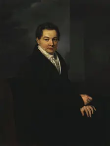 Portrait of F.A.Paskov-Sharapov, 1824. Creator: Ivan Eremeevich Yakovlev