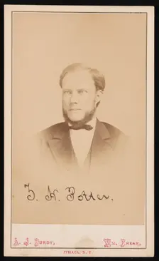 Portrait of F. H. Potter, Circa 1870s. Creator: Purdy & Frear