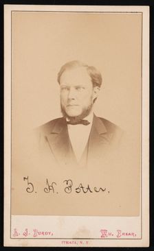 Portrait of F. H. Potter, Circa 1870s. Creator: Purdy & Frear