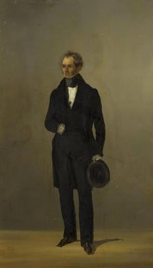Portrait of F.I. Labensky, Chief of the 2nd Department of the Imperial Hermitage, 1850. Creator: Unknown