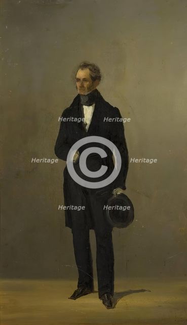 Portrait of F.I. Labensky, Chief of the 2nd Department of the Imperial Hermitage, 1850. Creator: Unknown.