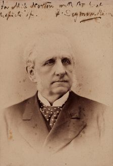 Portrait of F. Seymour Haden, c1881. Creator: Unknown