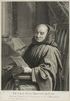 Portrait of Father Arnoul de Loo, n.d. Creator: Pierre Imbert Drevet