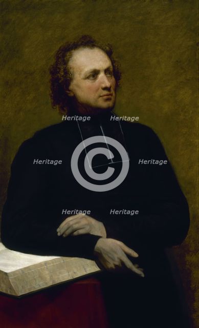Portrait of Father Gaspard Deguerry, c1845. Creator: Ary Scheffer.